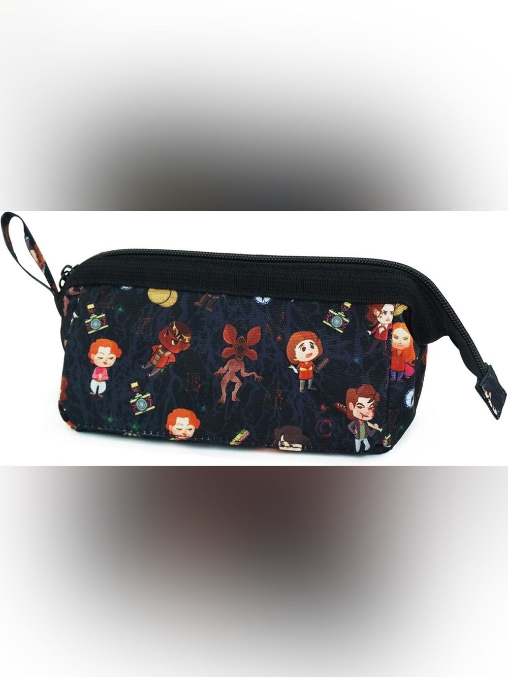 NWT Stranger Things Cartoon Graphic Pencil Case